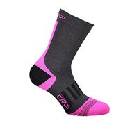 CMP Campagnolo Calcetín Trekking Mid Microlon Wmn Asfalto-Brillo Talla 39/42