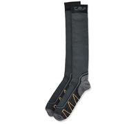CMP - Calcetines altos trekking lana, Negro, 46/48