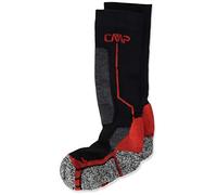 CMP - Calcetines de esquí de lana para niños, Ferrari negro, 34/36