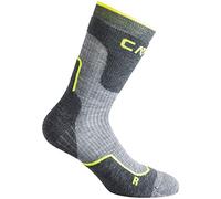 CMP - Calcetines trekking de lana media para niños, Asfalto Mel., 28/30