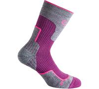 CMP - Calcetines trekking de lana media para niños, Púrpura, 31/33