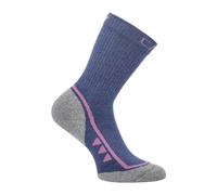 CMP Calcetines unisex para niños y niños, Blue-Fuxia, 28-30