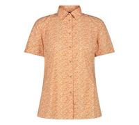 CMP - Camisa Fantasía Check Manga Corta para Mujer, Salmón-Tánger, XXL