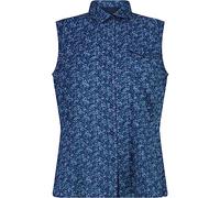 CMP - Camisa sin mangas elástica mujer, Azul Azul, S