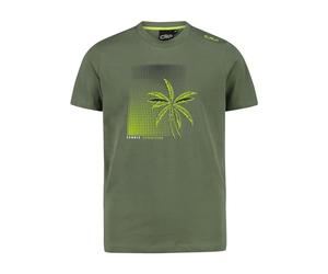 CMP Camiseta de algodón jersey unisex para niños y niños, Salvia, 104 cm
