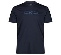 CMP Camiseta de Cuello Redondo con Logo - 39T7117P, B.Blue-Dusty Blue, 56