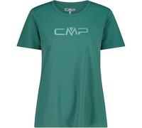 CMP Camiseta de cuello redondo Dry Function con logotipo para mujer 39t5676p, E811 Agave, 44