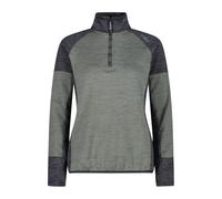 CMP - Camiseta de Forro Polar para Mujer, Mineral Mel, 40, Mineral Mel., 36