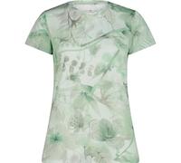 CMP Camiseta de mujer para exteriores con estampado floral con función seca, ligera camiseta funcional con función seca y Cool Mentol Boost para deporte y exterior., transparente, 42