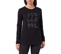 CMP - Camiseta de punto para mujer, Negro, XS