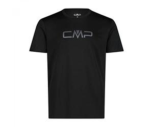 CMP - Camisetas de hombre, Negro, 52 | Tratamiento antibacteriano antiolor y tejido ultraligero para máximo confort en deporte y uso diario