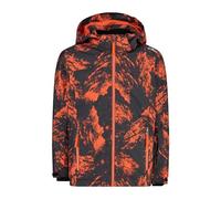 CMP - Capucha con botones automáticos para chaqueta infantil, Antracita-Naranja, 110