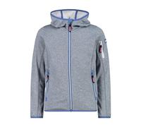 CMP Cárdigan Unisex para niños con Capucha Fija, Sky-Bianco, 98