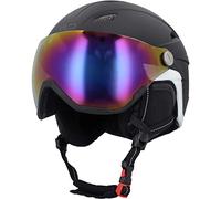 CMP - Casco de esquí con visera para adulto WA-2, Nero, XL