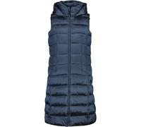CMP Chaleco largo de nailon con capucha fija para mujer