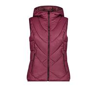 CMP - Chaleco mujer con capucha fija, Rubí, S