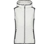 CMP - Chaleco Mujer Knit-Tech con capucha fija, B. Co Gesso, M