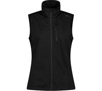 CMP - Chaleco softshell ligero mujer, Negro, S