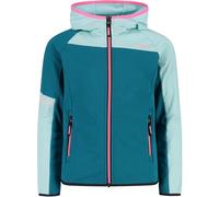 CMP Chaqueta de forro polar elástico con capucha fija unisex para niños y jóvenes