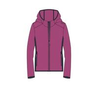 CMP Chaqueta de forro polar Knit Tech con capucha fija para mujer