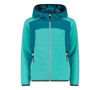 CMP Chaqueta de forro polar Knit Tech con capucha fija, unisex, para niños y jóvenes