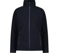 CMP - Chaqueta de forro polar Knit Tech para mujer, color negro y azul, talla 40