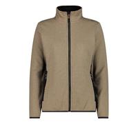 CMP - Chaqueta de forro polar Knit Tech Sésamo para mujer, color antracita, talla 42
