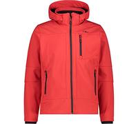 CMP - Chaqueta de hombre con capucha y cremallera, Ferrari-Negro, 48