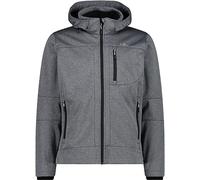 CMP - Chaqueta de hombre con capucha y cremallera, Mel.-Hielo Negro, 46