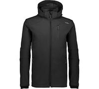 CMP - Chaqueta de hombre con capucha y cremallera, Negro, 60