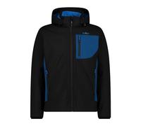 CMP - Chaqueta de hombre con capucha y cremallera, Negro-gasolina, 46