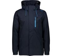 CMP - Chaqueta de hombre con cremallera y capucha transpirable, Azul negro, 50