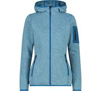 CMP - Chaqueta de mujer con capucha fija, Anís-Jade-B.Azul, XS