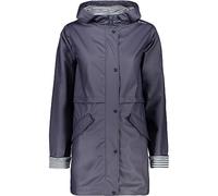 CMP - Chaqueta de mujer con capucha fija, Azul negro, L