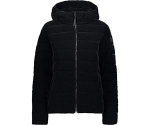 CMP - Chaqueta de mujer con capucha fija, Negro, XS