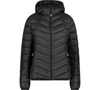 CMP - Chaqueta de mujer con capucha fija, Negro, XXS