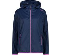 CMP Chaqueta Mujer Rain Fix Capucha, Azul, XXXL