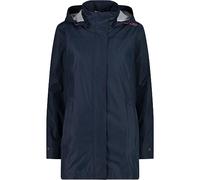 CMP - Chaqueta de mujer con capucha y botones a presión, Azul negro, XXXXL