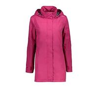 CMP - Chaqueta de mujer con capucha y botones a presión, Geranio, XXS
