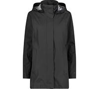 CMP - Chaqueta de mujer con capucha y botones a presión, Negro, XXXL