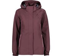 CMP - Chaqueta de mujer con cremallera y capucha transpirable, Ciruela, L