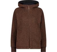 CMP - Chaqueta de mujer de Wooltech con capucha fija, Malto Mel, 54