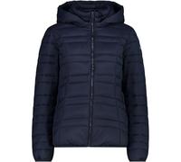 CMP - Chaqueta de nailon con capucha desmontable para mujer, color azul oscuro, talla 46