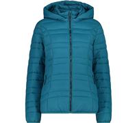 CMP - Chaqueta de nailon con capucha desmontable para mujer, color azul, talla 40