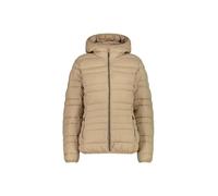 CMP - Chaqueta de nailon con capucha fija para mujer, Sésamo, talla 44