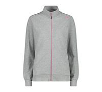 CMP Chaqueta elástica Melange para Mujer, Gris Mel.-P.Fluo, 55