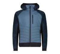 CMP Chaqueta híbrida para hombre con capucha fija 36p1247, N876 Avio, 54
