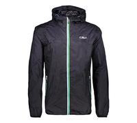 CMP - Chaqueta impermeable con capucha para hombre, Antracita, 52