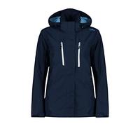 CMP Chaqueta Impermeable con Capucha y Cremallera para Mujer