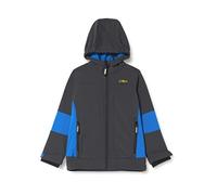 CMP - Chaqueta infantil con capucha fija, Antracita-Royal, 104